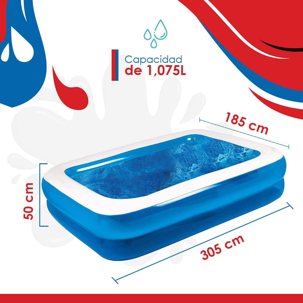 Piscină Jilong Giant 305x183x50 cm Piscină pentru familii Piscină pentru copii Piscină pentru copii
