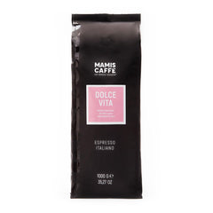 Mamis Caffè Dolce Vita, expresso en grains entiers, parfait comme cappuccino ou latte macchiato Café Naty Shop 1 Kg En grains