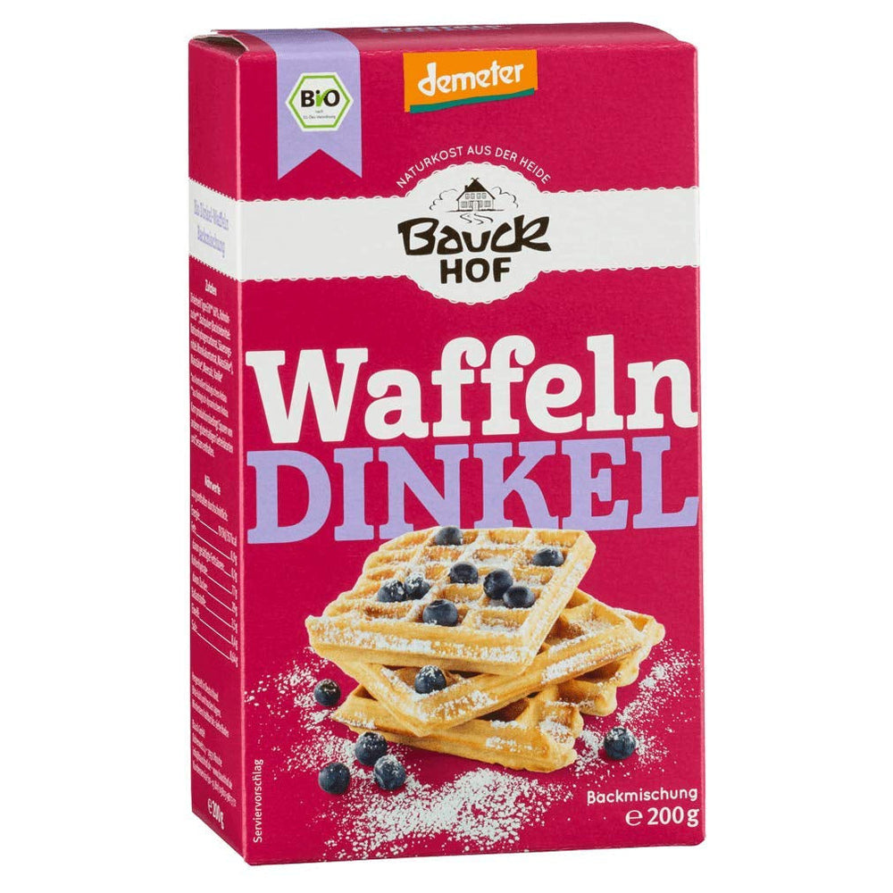 Demeter Bauck Hof Bio Dinkel Wafflen, 200 G Mélange pour la pâtisserie et la cuisson Naty Shop 200 G (2Er Pack)