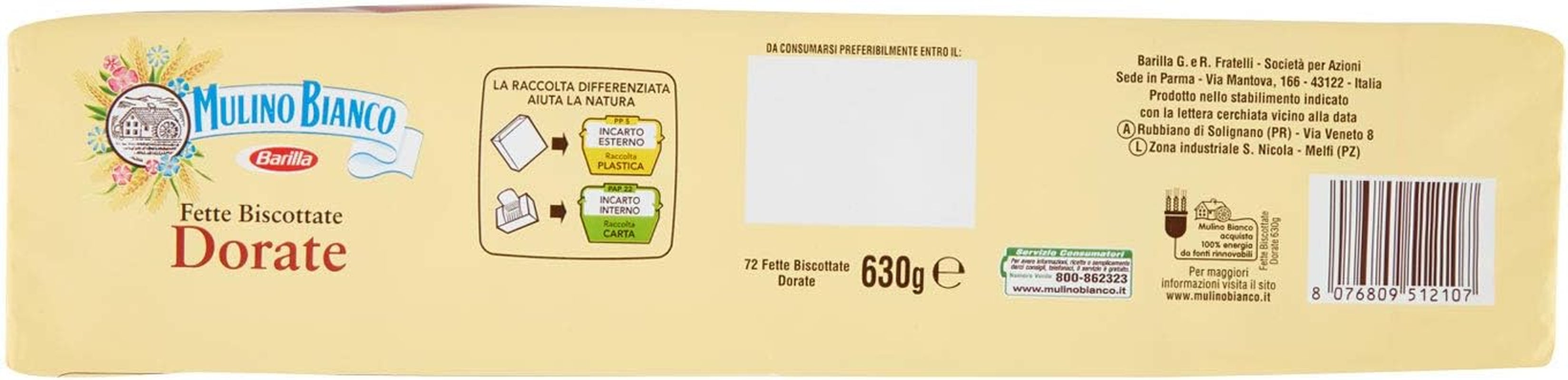 , Biscottate Gras Doré - 630 gr