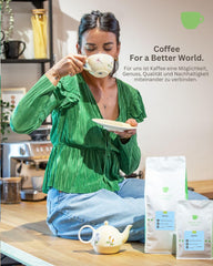 Café - Raos I 100% Arabica I Kaffeebohnen 250g I Idéal pour les automates, les cafetières et les presses françaises avec chocolat, nussigen Aroman I Dunkle Röstung