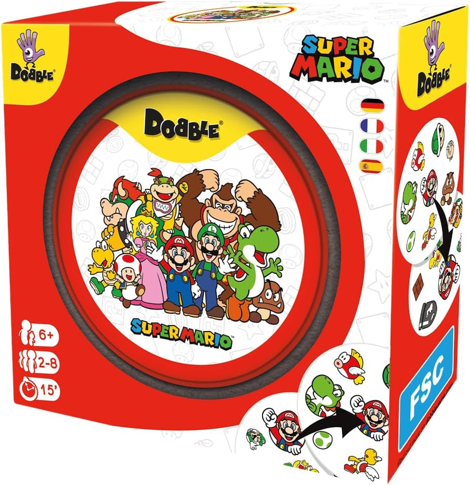 Dobble Bundesliga, jeu familial, jeu de cartes, 2-8 joueurs, à partir de 6 ans, 15 minutes, allemand