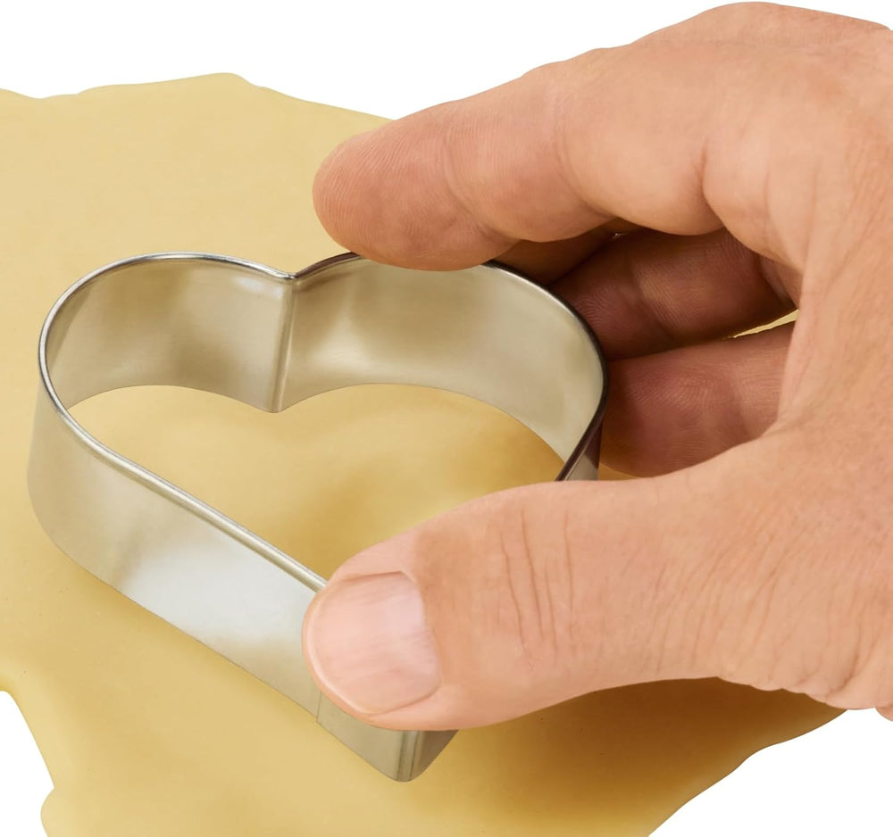 Emporte-pièce Kaiser original 2300612867, pour décorer des biscuits, biscuits, fondants, plaque d'acier, argent