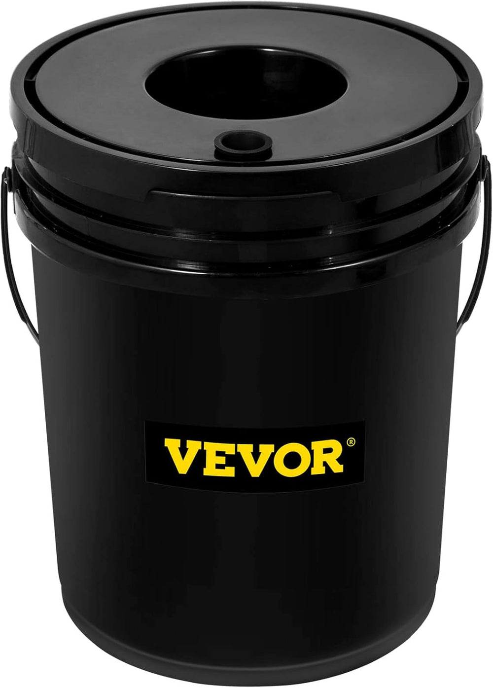 VEVOR DWC Système de culture hydroponique, systèmes de culture hydroponique, culture en eau profonde 4 seaux de 20 litres, système DWC avec pompe à air, pierres à air et indicateur de niveau d'eau pour légumes à feuilles