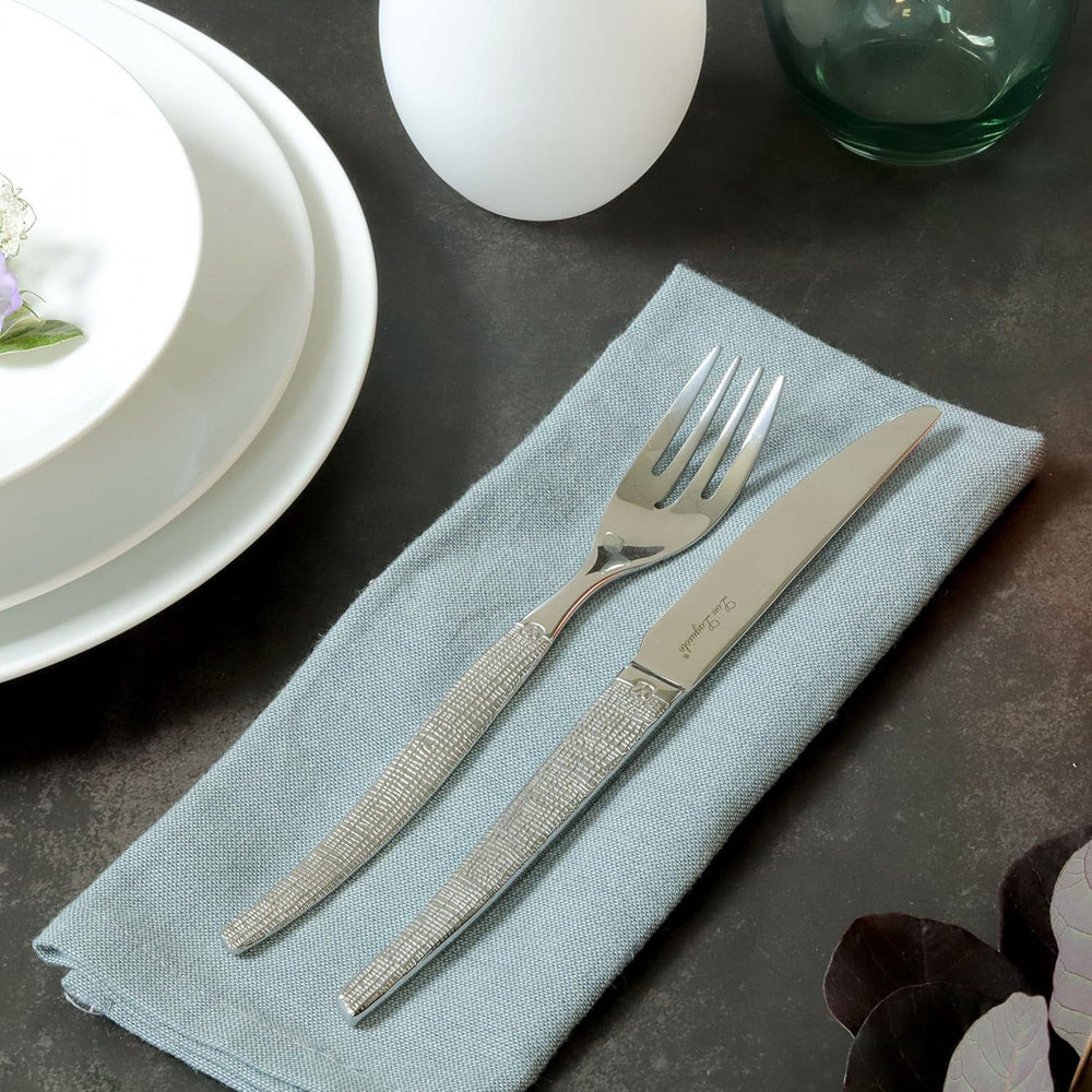 Couverts JET au design brillant, Ménagère d'exception, 30 pièces Naty Shop Kitchen