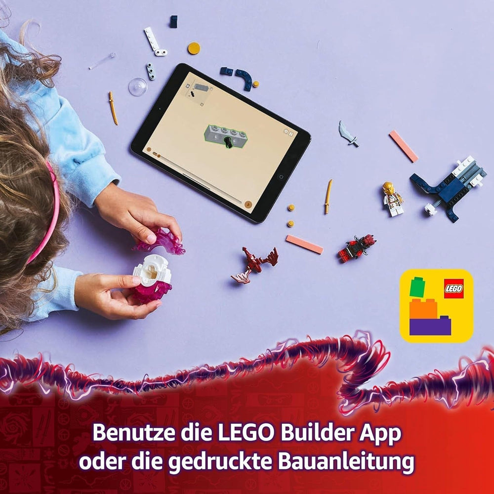 LEGO NINJAGO Le dragon Spinjitzu de Sora - Jouet Ninja d'action avec 2 figurines - Petit ensemble de jeu pour enfants - Idée cadeau pour garçons et filles de 6 ans 71824 Jeux de construction Besuche den LEGO-Store