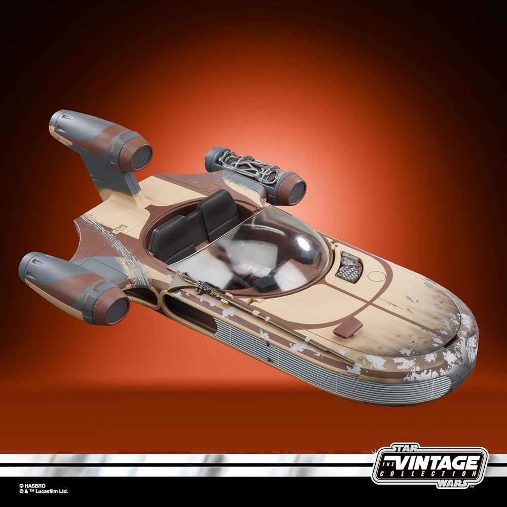 Star Wars Vintage Collection Landspeeder & Luke Skywalker, Star Wars : Figurine et véhicule Un Nouvel Espoir, 9,5 cm Figurines Naty Shop