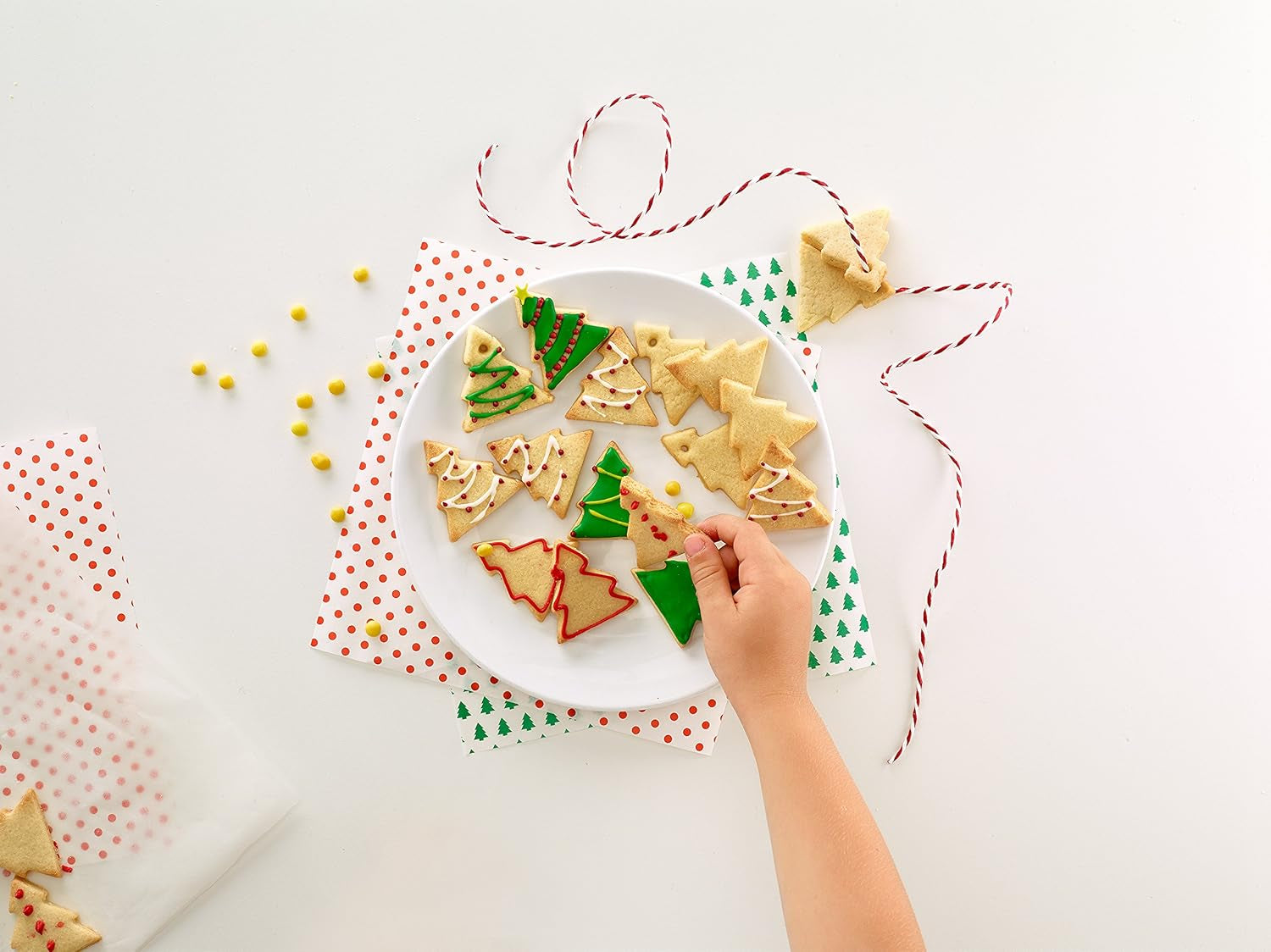 Emporte-pièce Lékué, sapin, vert, 27 x 23,5 x 1,5 cm