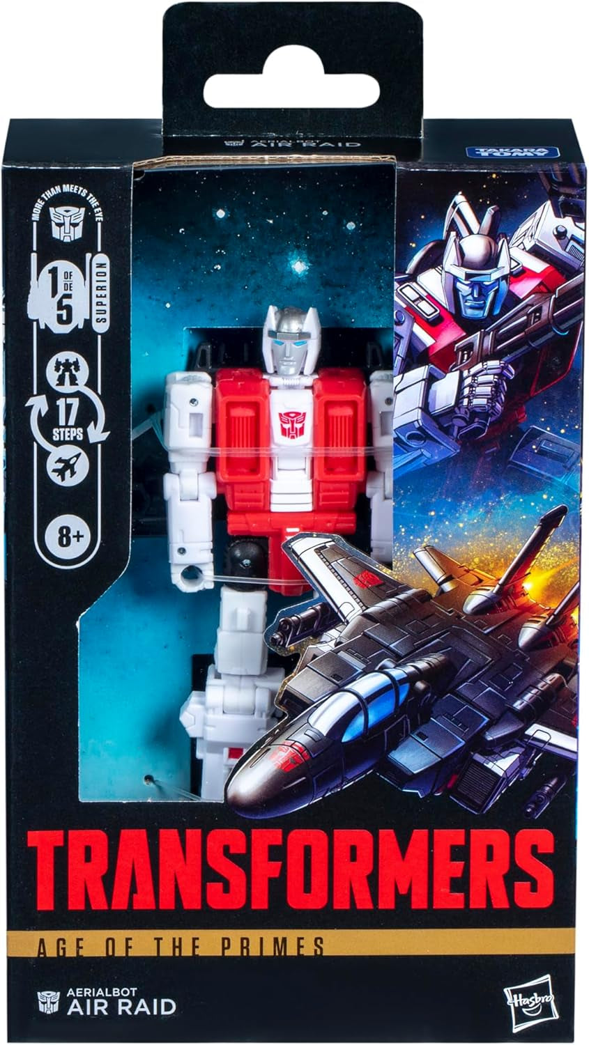 Transformers Age of the Primes Figurine d'action Aerialbot Air Raid de classe Deluxe Figurines d'action Naty Shop