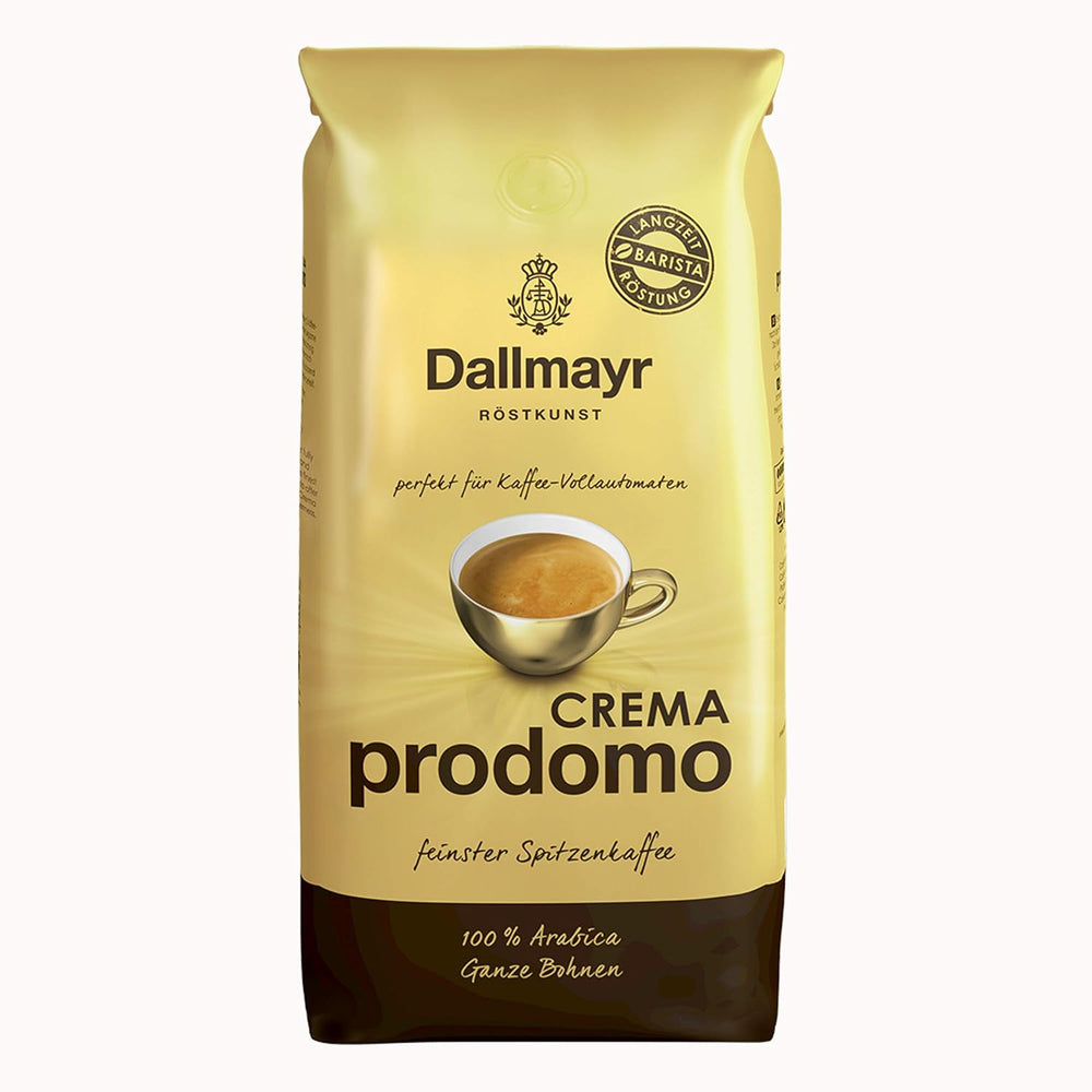 Crème Prodomo, Bohnenkaffee, Röstkaffee, Kaffee, ganze Bohnen, Kaffeebohnen, 8 x 1000 g