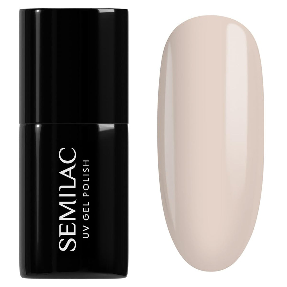 Vernis à ongles UV hybride Semilac 582 Rose naturelle 7 ml Collection Naked Nails