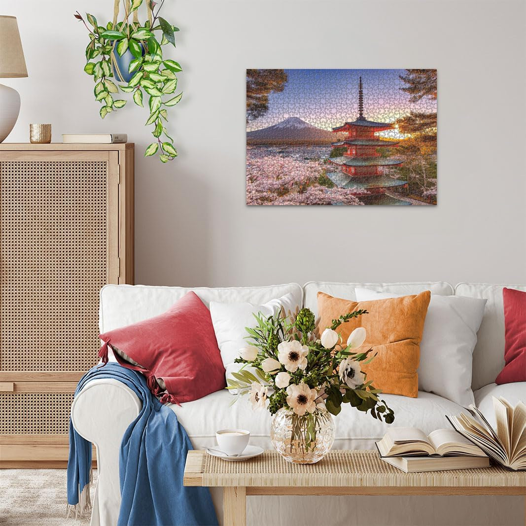 Ravensburger Puzzle 12000582 - Fleurs de cerisier au Japon - Puzzle 1000 pièces pour adultes et enfants de plus de 14 ans, Puzzle Naty Shop