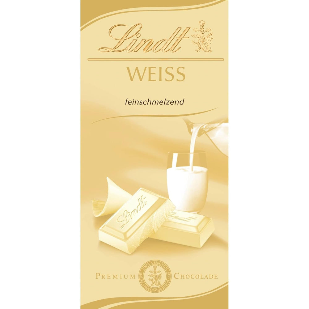 Lindt Chocolat blanc fondu fin, 100 grammes Bonbons au chocolat Naty Shop Default Title