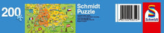 Carte de l'Allemagne avec images (puzzle pour enfants) Puzzle Naty Shop
