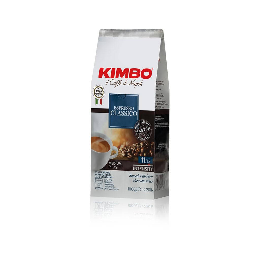 Espresso Classico boabe de cafea integrale, prăjire medie, sac de 1 kg Cafea Naty Shop