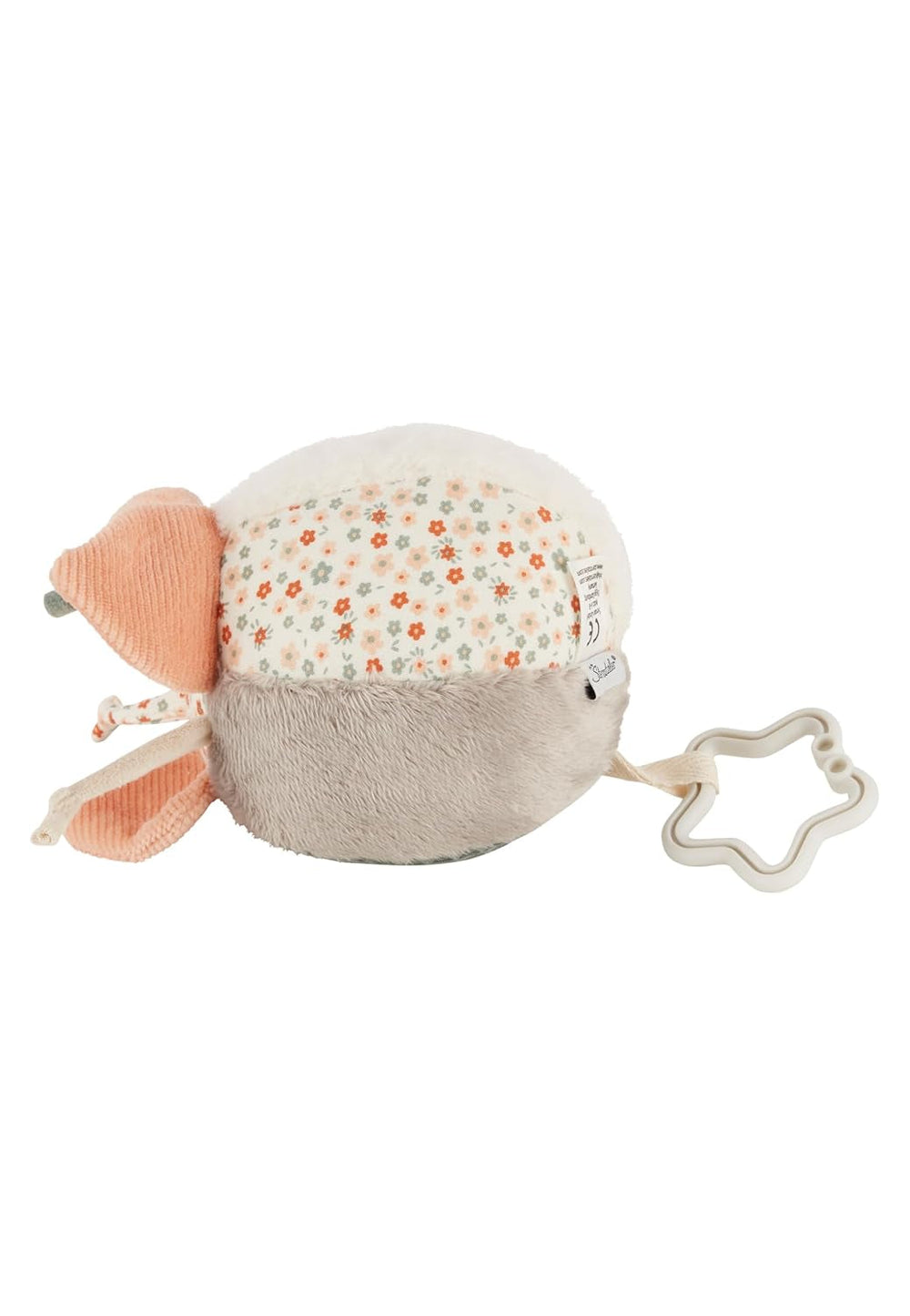 Ferme de balles en tissu Sterntaler - Balle textile pour bébé composée de combinaisons de tissus doux - Jouet pour bébé rempli de ouate de polyester - Balle pour bébé à attraper et à jouer, colorée Jouets pour bébé Naty Shop