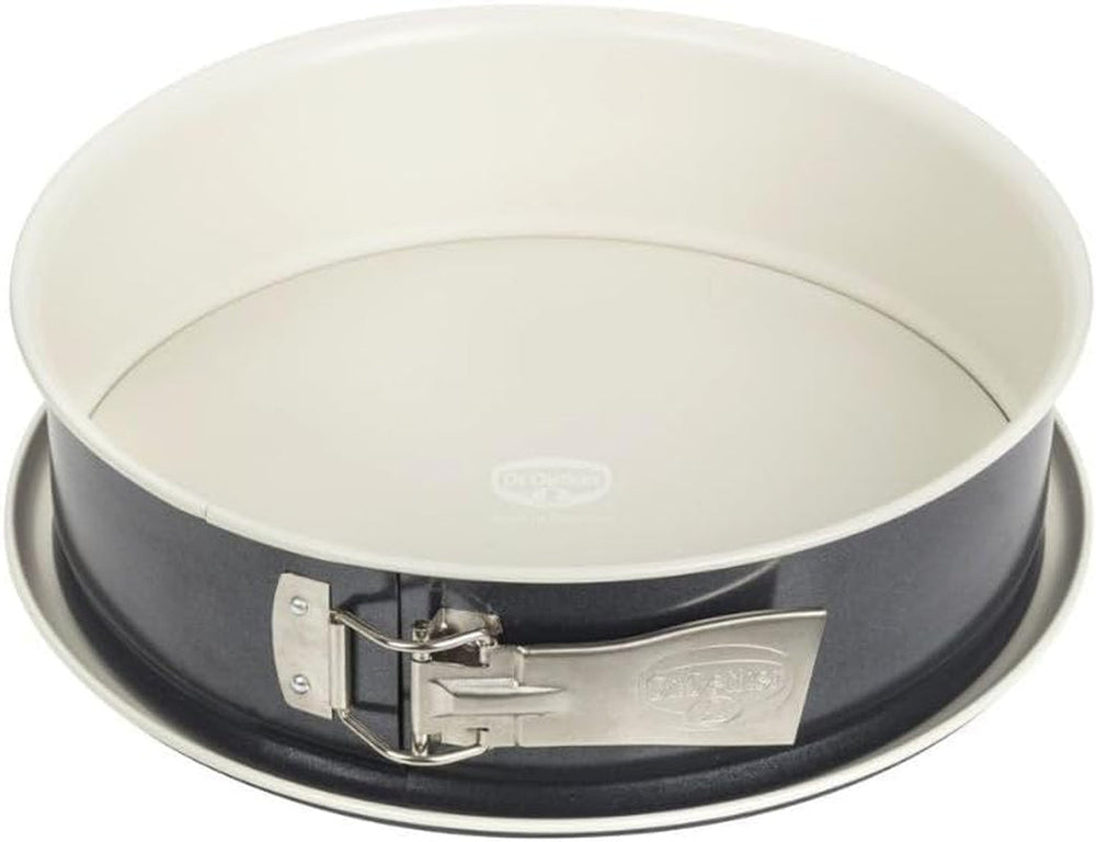 Dr. Oetker Moule à gugelhupf Ø 22 cm BACK-TREND, Backform Für Gugelhupf, Runde Bundform Aus Stahl Mit Keramisch Verstärkter Antihaft-Beschichtung (Farbe: Creme/Anthrazit), Menge: 1 Stück Moules et plateaux pour la cuisson Naty Shop Springform 26Cm