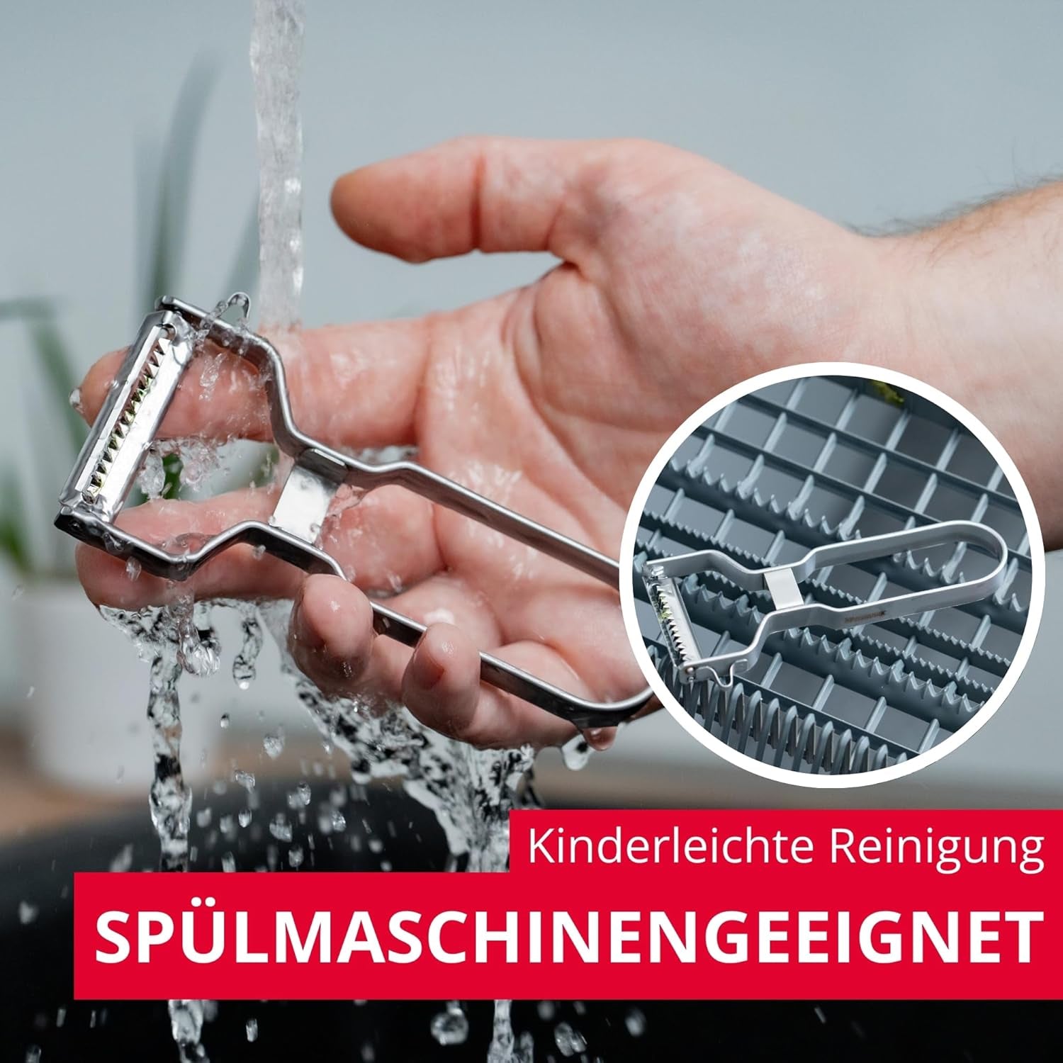 Éplucheur à julienne Westmark, éplucheur en acier inoxydable Naty Shop