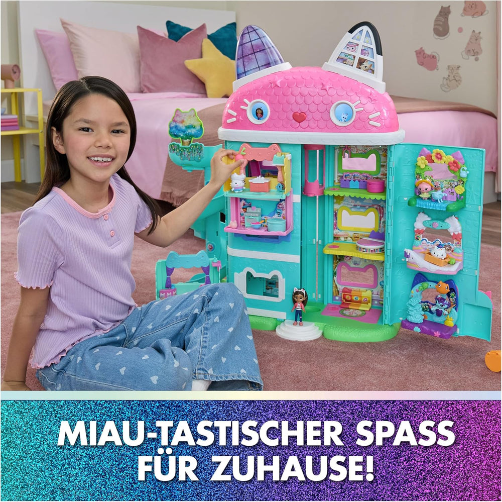 DREAMWORKS GABBY'S DOLLS HOUSE : LE FILM - Ensemble de jeu avec balcon doux de Kuchi avec figurines et accessoires de maison de poupée pour enfants à partir de 3 ans
