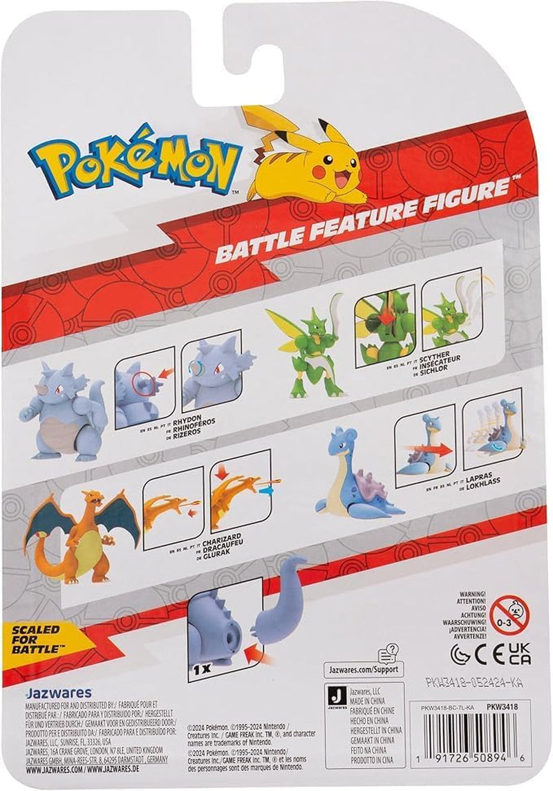 Pokémon PKW3418 - Figurine Battle Feature - Figurine mobile officielle de Rizeros 11,5 cm Figurines Naty Shop