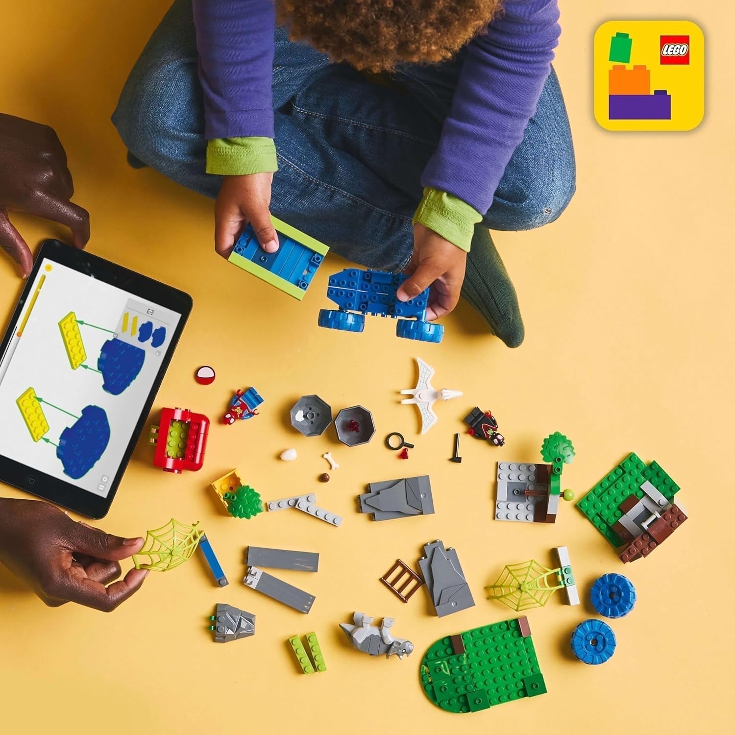 LEGO Marvel L'équipe de Spidey en mission de sauvetage dans le camion Dino Voiture de construction pour super-héros Ensemble d'aventure pour enfants à partir de 4 ans Spidey et ses super amis 11199 Jeux de construction Besuche den LEGO-Store