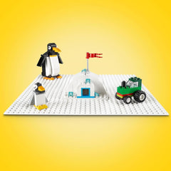 LEGO 11026 Bloc de construction blanc classique, plaque de base carrée avec empreintes 32 x 32 comme ensembles de base, jouet de construction (paquet de 2) Jeux de construction Besuche den LEGO-Store