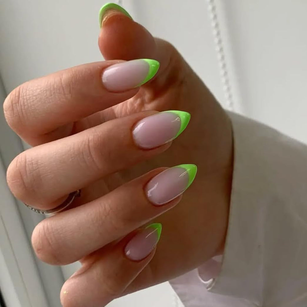 Longs conseils français colle à paillettes d'or sur les ongles longs carrés paillettes pointe française faux ongles ensemble ongles artificiels carrés pour les femmes 24 pièces