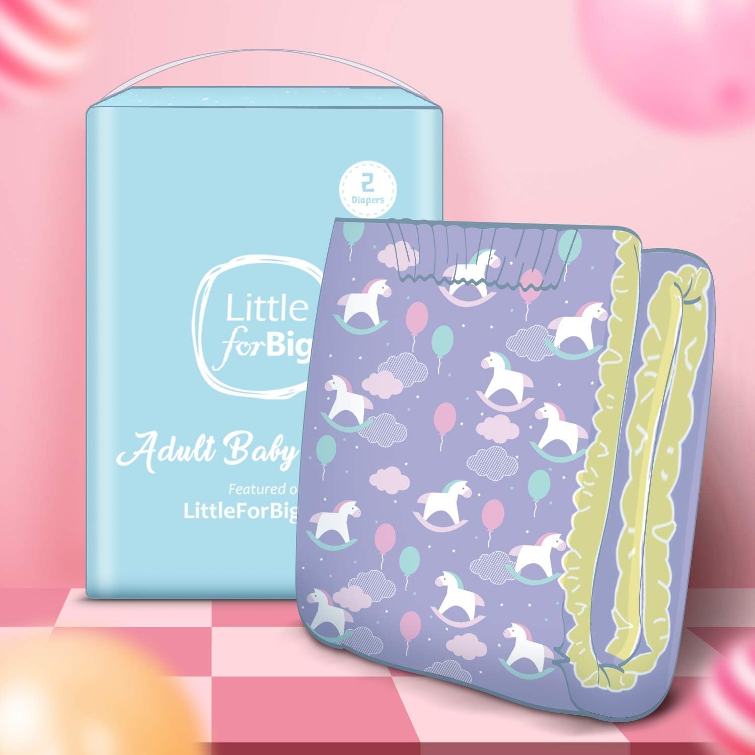 Couches Imprimées Adultes 5500-5800ml 10 Pièces - Small Fantasy (M)