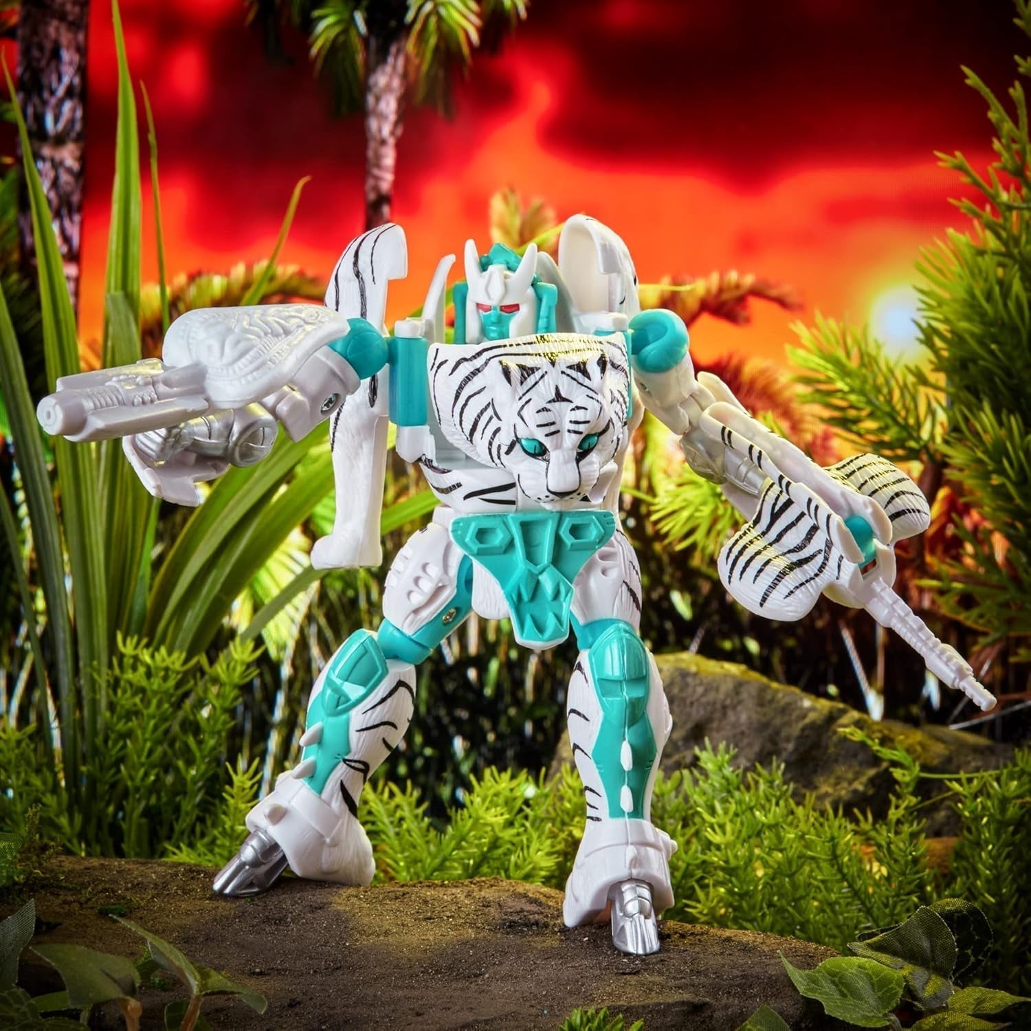 Transformers Toy Vintage Beast Wars, figurine Tigatron à collectionner (12,5 cm), pour adultes et enfants à partir de 8 ans, F4225, multi, taille unique Naty Shop