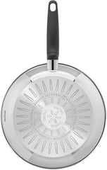 Tefal Poêle principale 20 cm, acier inoxydable Avec revêtement antiadhésif Naty Shop Casseroles et Poêles
