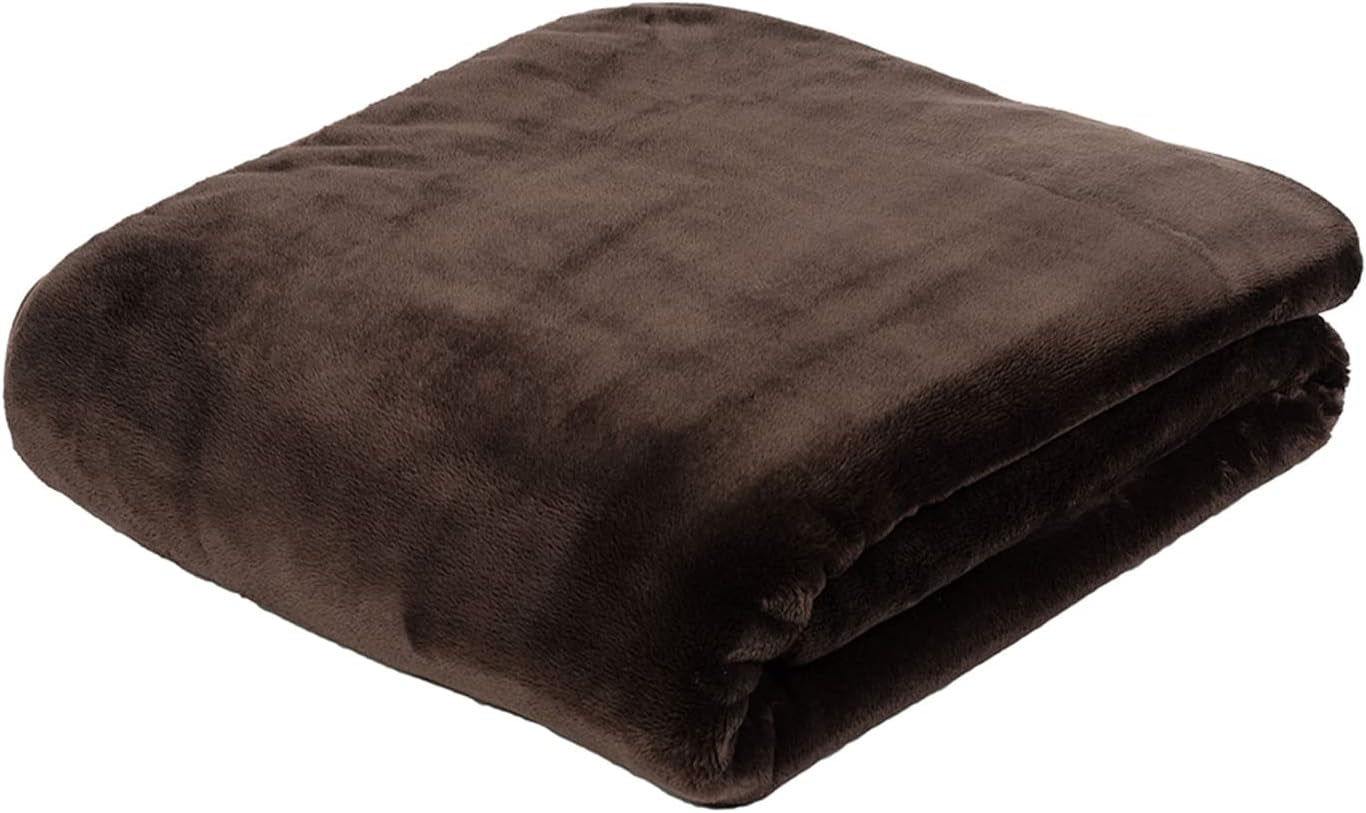 Gözze - Couverture confortable Premium Toucher Cachemire, 500 G/M², 180 X 220 Cm - moutarde Lits et Couvertures Besuche den Gözze-Store Chocolat 130 X 170 Cm