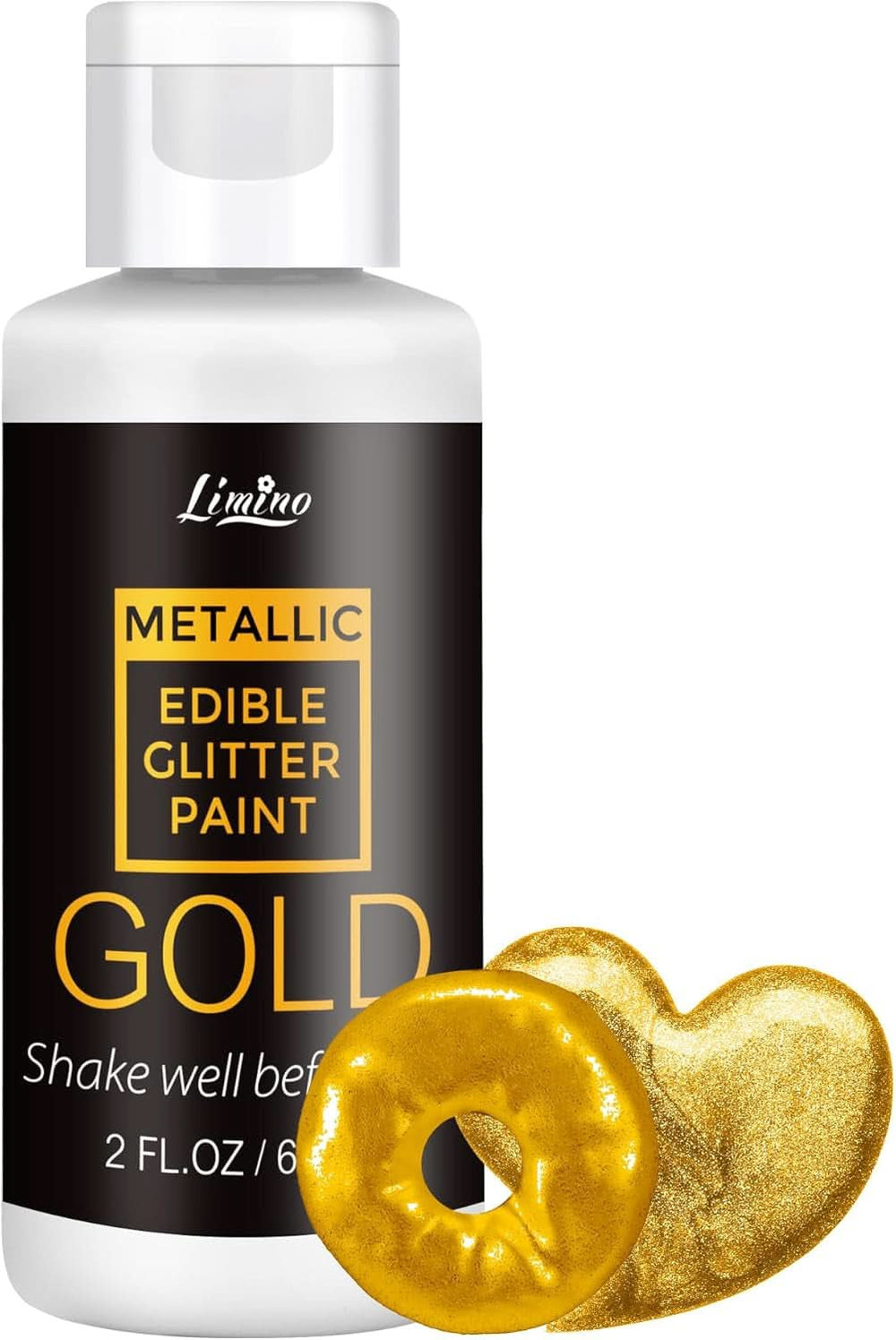 Paillettes alimentaires liquides, 60 ml Naty Shop Gold