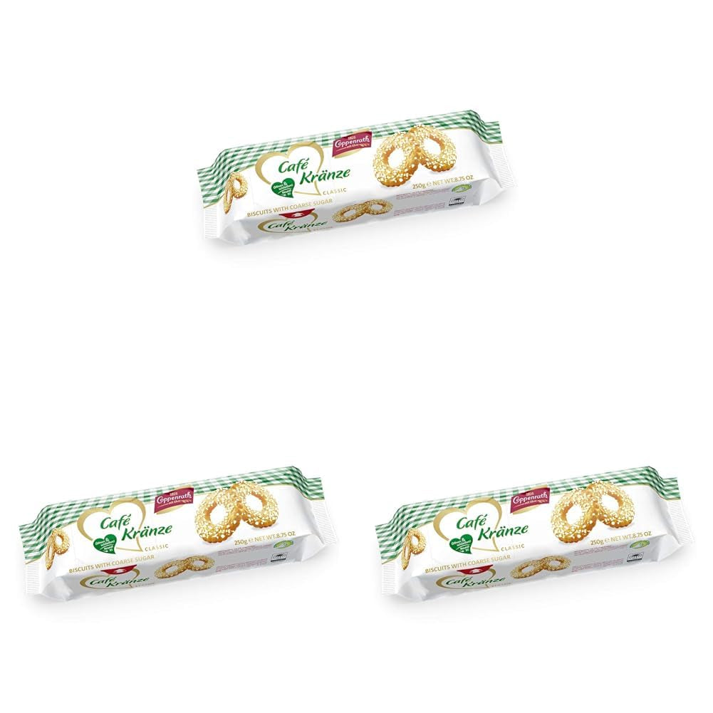 Couronnes de café classiques Coppenrath, 250 g (paquet de 3)