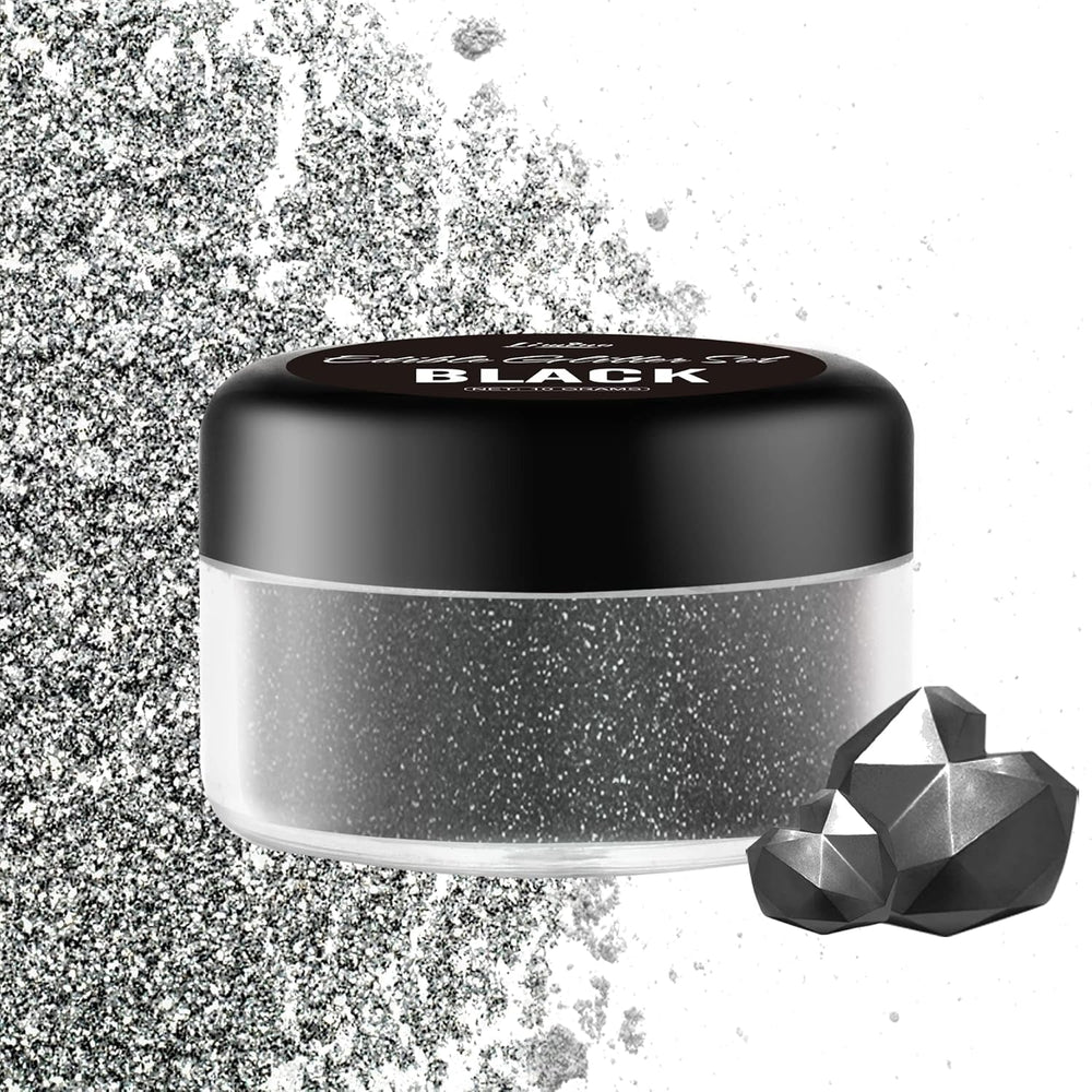 Paillettes comestibles, 10 grammes, différentes couleurs Glitter Naty Shop Noir