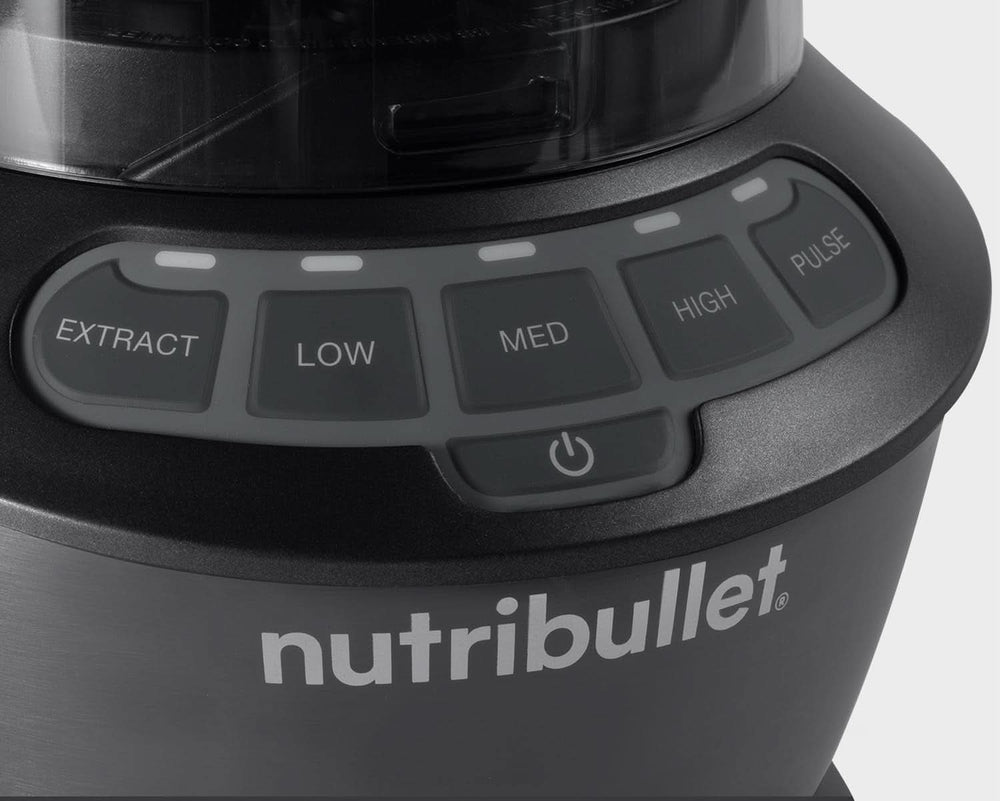 Nutribullet Mixeur pleine grandeur, mixeur électrique, mixeur multifonction, mixeur professionnel, puissance 1000 watts, 1,6 L de becher, gris, NBF450DG Kitchen Naty Shop