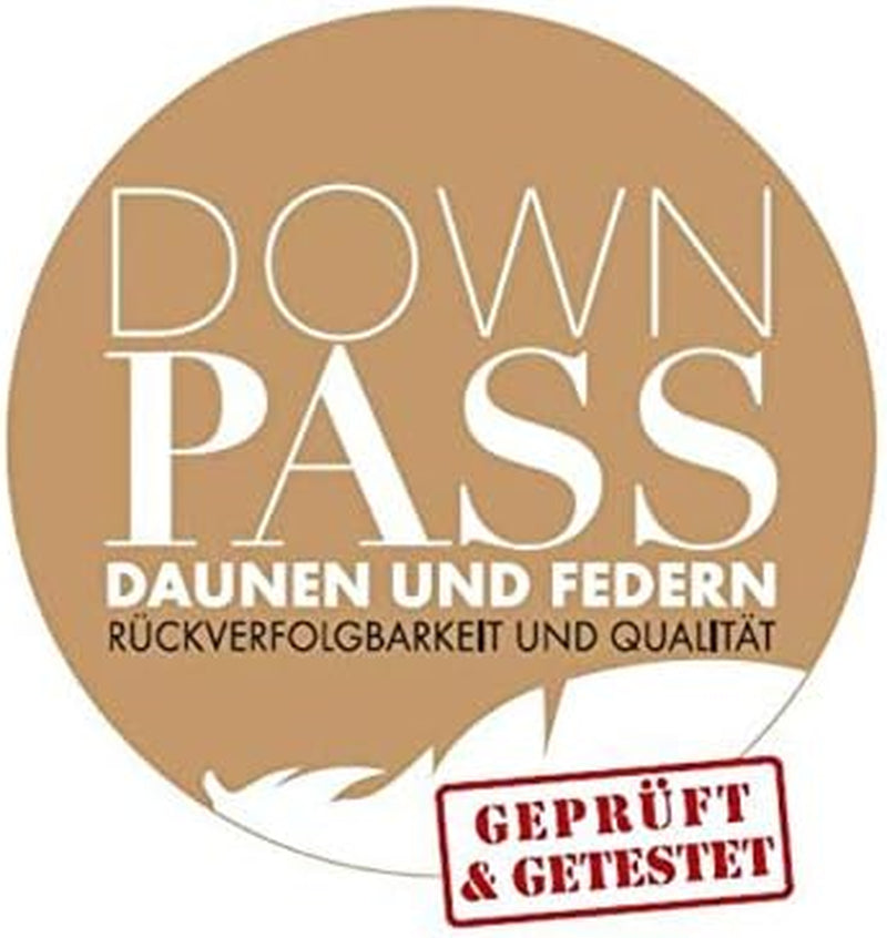 Traumnacht Basic Couette en duvet léger avec duvet blanc neuf (60%) et plumes (40%), DIN EN 12934, 135 X 200 Cm, Down Pass et certificat Oeko-Tex, produit selon la norme de qualité allemande Couettes et couettes Naty Shop