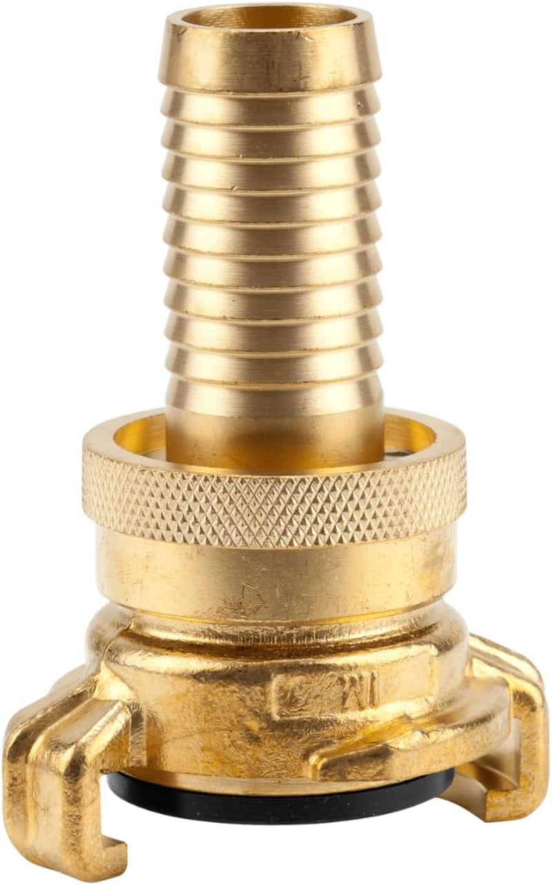 Raccord fileté en laiton Gardena : Connecteur en laiton pour raccordement des deux côtés, par ex. aux pompes, filetage de tuyau 26,5 mm (G 3/4 pouce) (7260-20)