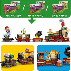 LEGO Super Mario Express Bowser Train Kids Adventure Playset avec Hammer Brother 2 Gumbas et 2 Paracrectures Nintendo Cadeau pour garçons filles joueurs 71437 Jeux de construction Besuche den LEGO-Store