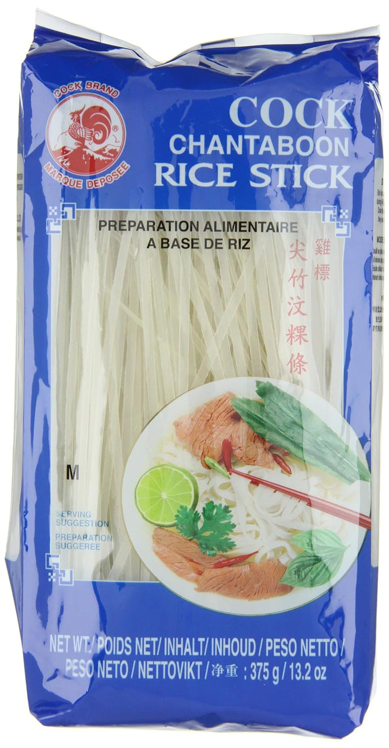 Nouilles de riz coq, 3 mm, grade 1 (1 paquet x 375 g)