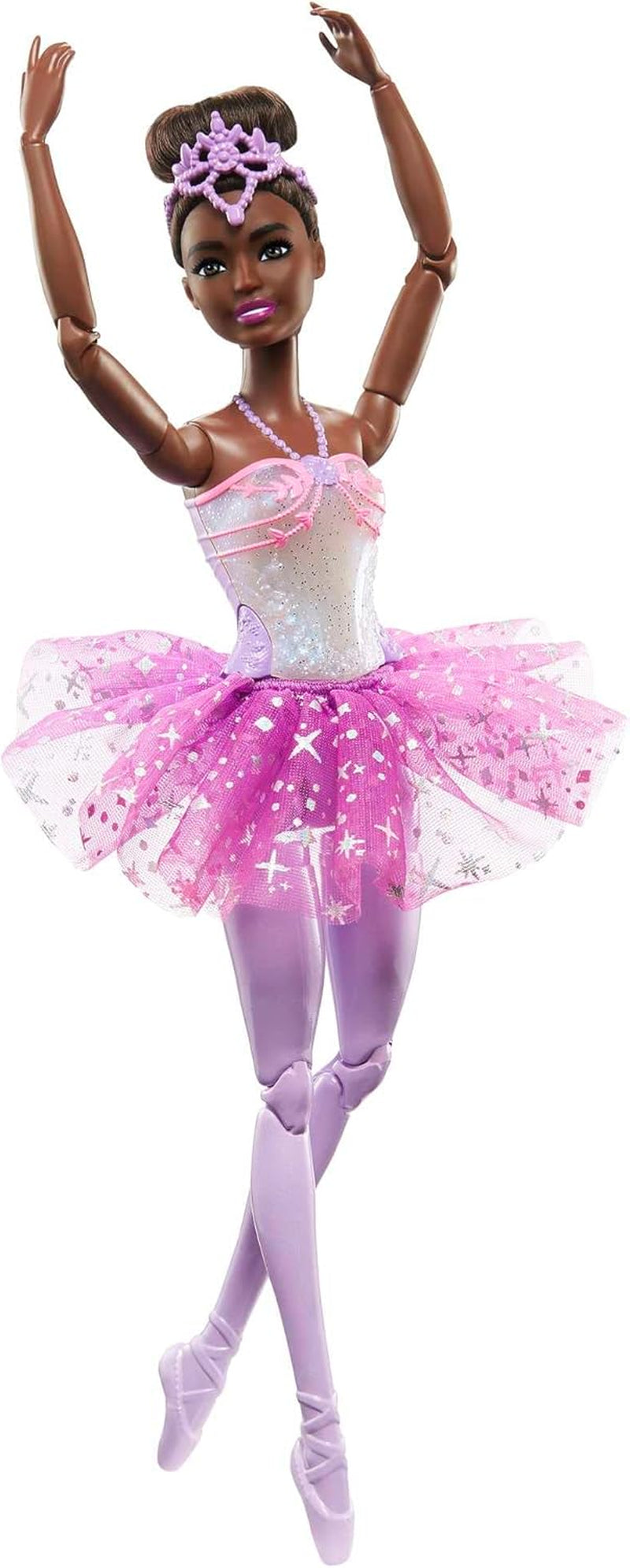 Poupée Barbie Dreamtopia Ballerine à Lumière Magique avec Tutu Rose et Cheveux Blonds 5 Effets Lumineux et Sonores Barbie Mobile à partir de 3 ans HLC25 Naty Shop Poupées Cheveux Noirs Uniques