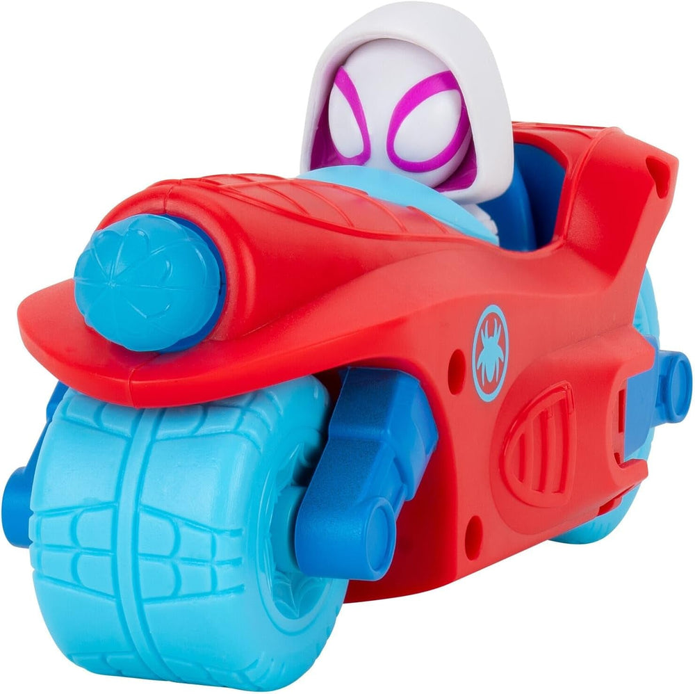Spidey und Seine Super-Freunde SNF0346 - Team Split Racer, 3 in 1 Fahrzeug mit Sound, ab 3 Jahren
