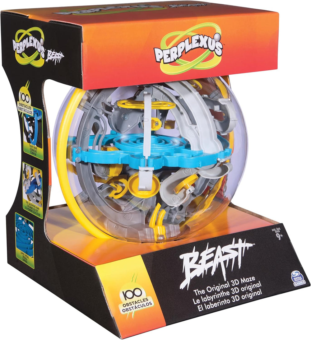 Spin Master Games - Perplexus Beast Labyrinthe à billes 3D avec 100 obstacles, jeu de patience pour enfants de 9 ans et plus et adultes