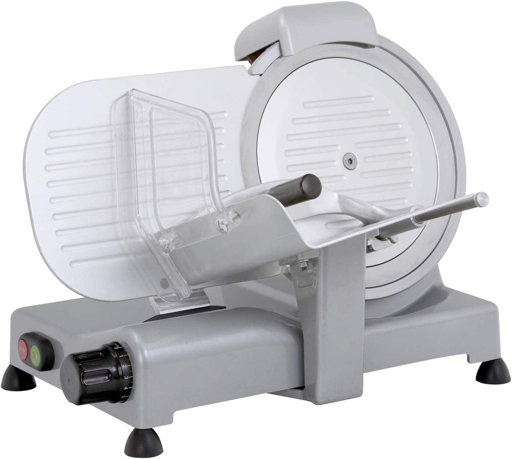 90018 Luxury 22 GS, trancheuse électrique, aluminium, argent/noir Trancheuses et trancheuses Naty Shop Argent/Noir Luxus Gs 22 Cm