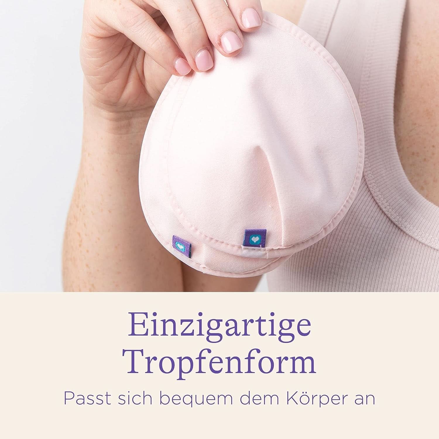 Lansinoh Washbare Stilleinlagen Hellrosa & Schwarz - 8 Stück Inkl. Wäschenetz - Ultrasaugfähig, Superweich Und Wiederverwendbar Accessoires Alimentation et allaitement Bebe Naty Shop