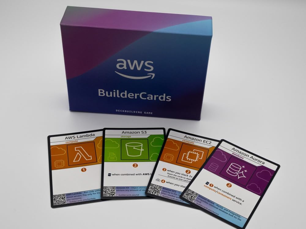 BuilderCards - Jeu de cartes Cloud Architecture - Jeu de base (anglais), Blanc