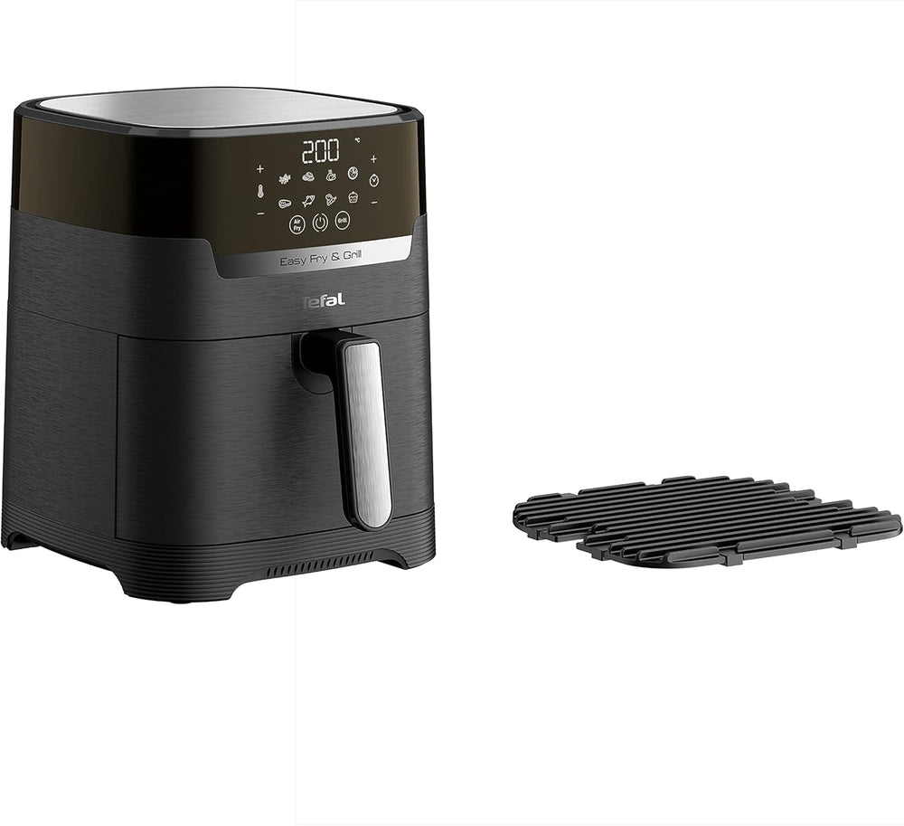 Tefal Easy Fry Max EY2458, 5 litres, Friteuse à air chaud, 10 programmes de cuisson automatiques, écran tactile numérique Électroménagers Naty Shop Noir Simple - Sans fenêtre 4,2L