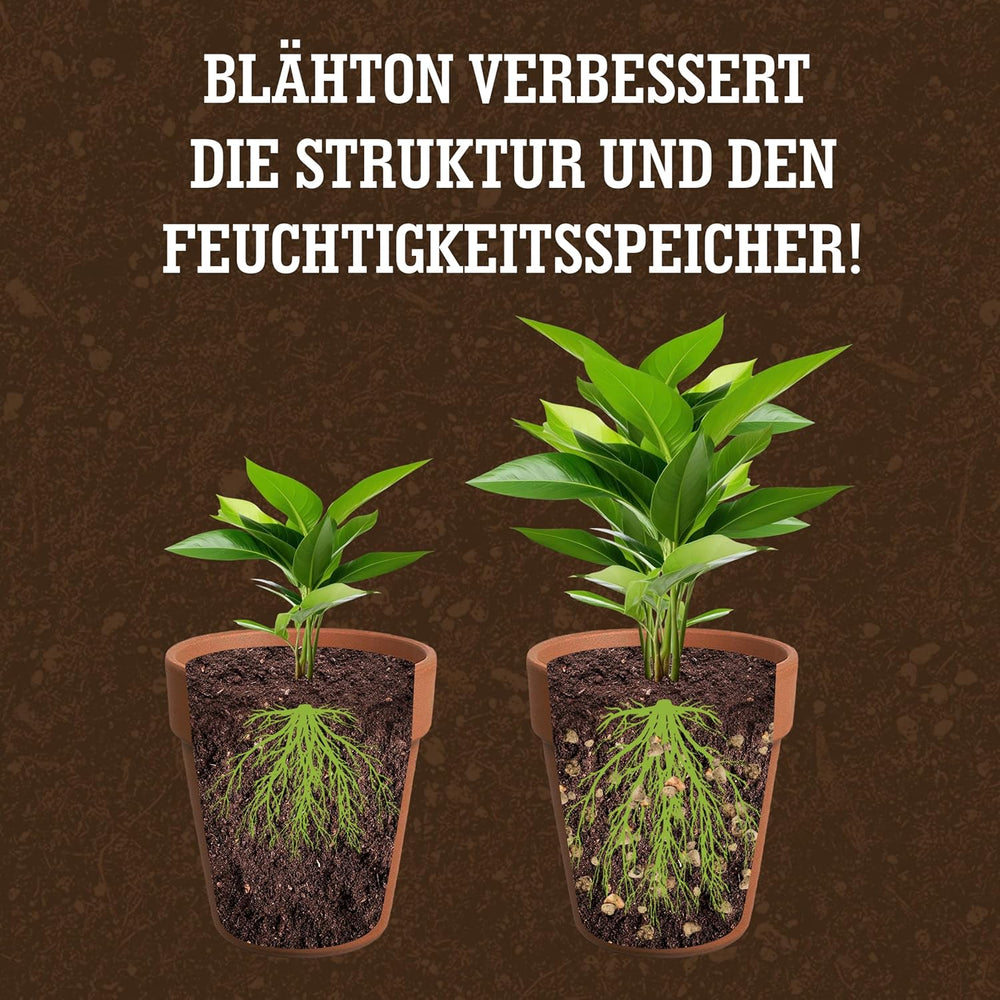 Argile expansée LERAVA® (1L) – Granulés d'argile pour plantes d'intérieur et culture hydroponique – Argile végétale au pH neutre pour un drainage optimal – Idéale comme couche de drainage ou granulés d'argile décoratifs pour plantes