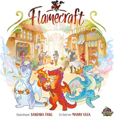 Alchimie en carton, Flamecraft, jeu familial, jeu de société, 1-5 joueurs, à partir de 12 ans, 60 minutes, allemand, multicolore, coloré