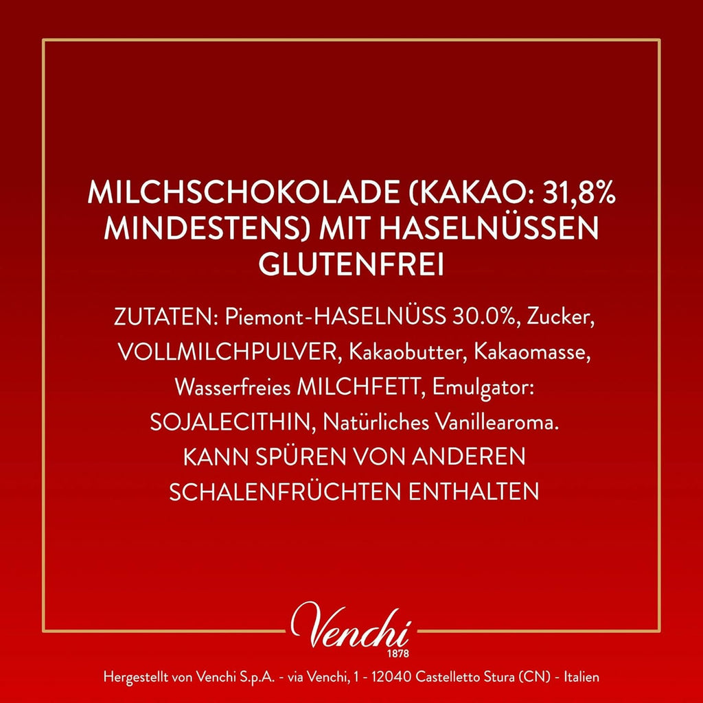 Venchi, Colecția de Crăciun - Gross&Buono, 300 grame Bomboane de Ciocolata Naty Shop