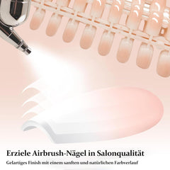 Ensemble d'ongles carrés dégradés de 240 pièces, ongles artificiels dégradés de blanc nu pour colle à stylo à huile, faux ongles naturels ombrés moyens pour femmes à faire soi-même (carré nu)